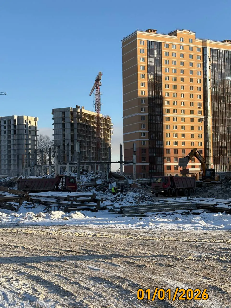 Квартал бизнес-класса М36 ход строительства