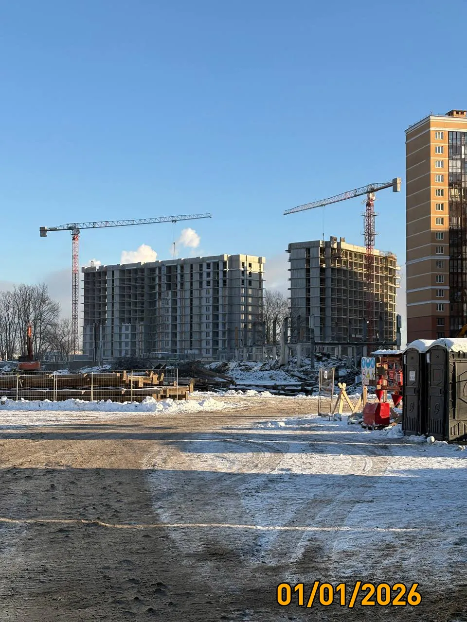 Квартал бизнес-класса М36 ход строительства