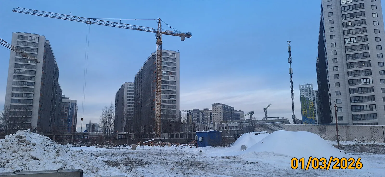 Квартал бизнес-класса М36 ход строительства