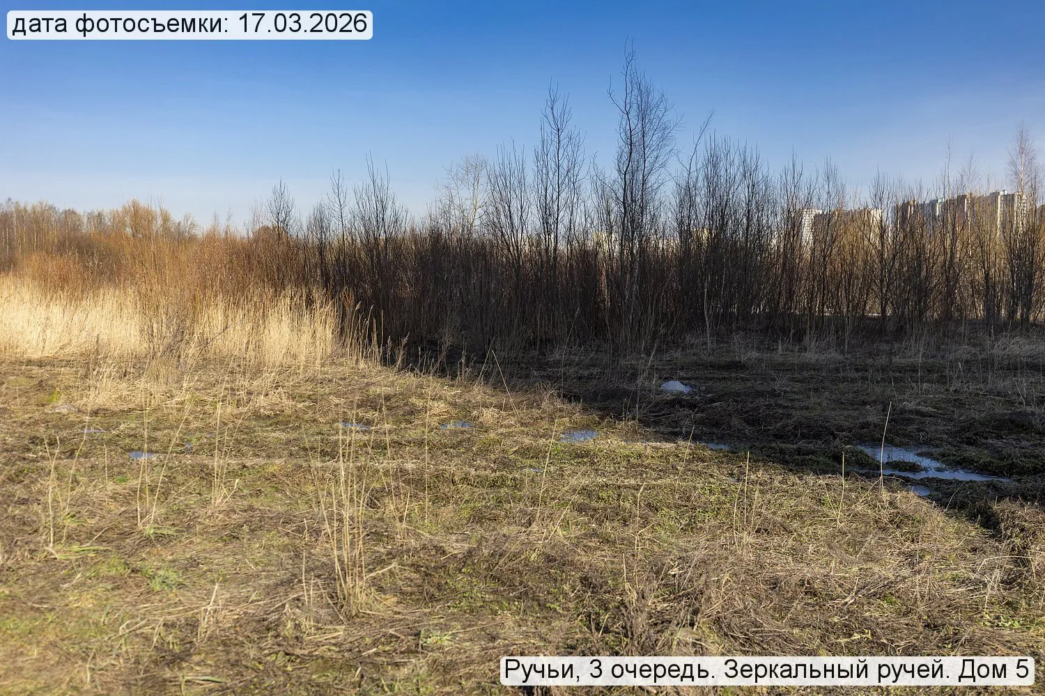 Зеркальный ручей ход строительства