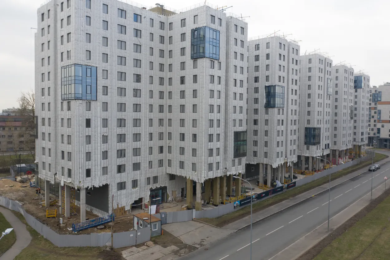 ЖК Zoom Черная Речка ход строительства