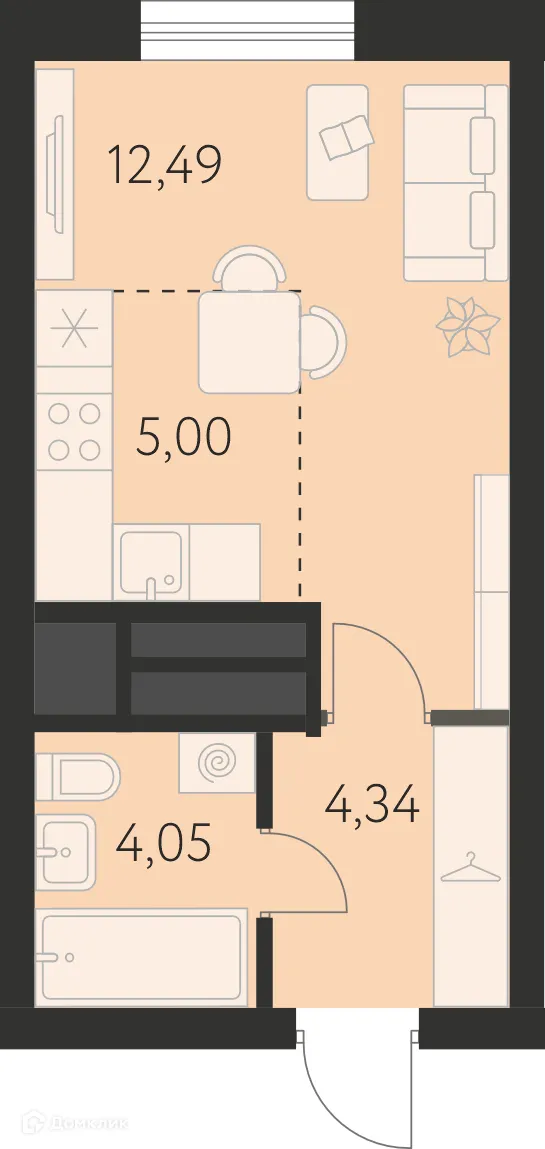 Фото квартиры в ЖК Спутник-1
