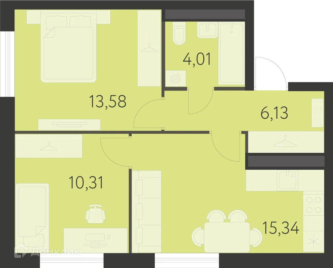 Фото квартиры в ЖК Спутник-1