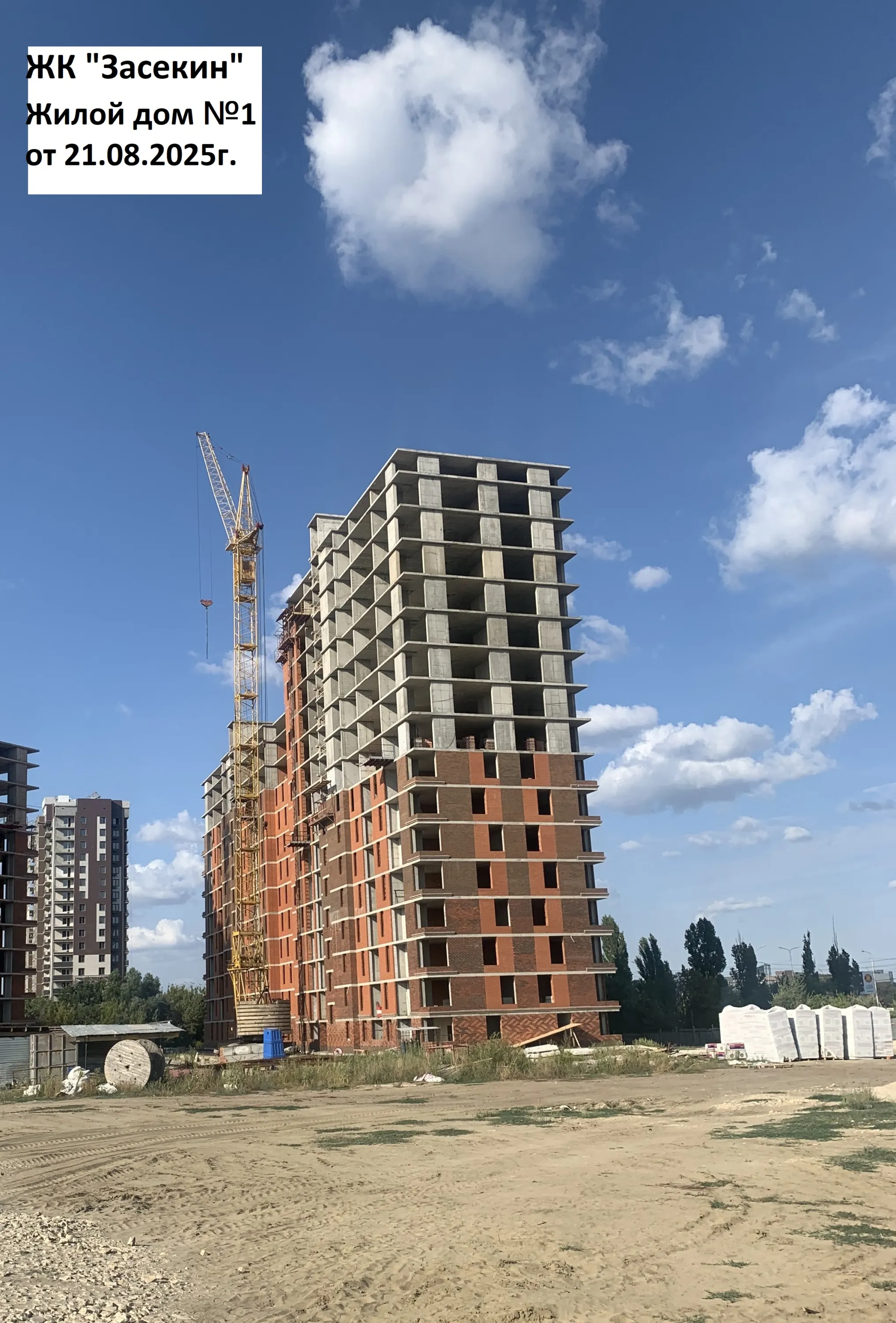ЖК Засекин ход строительства