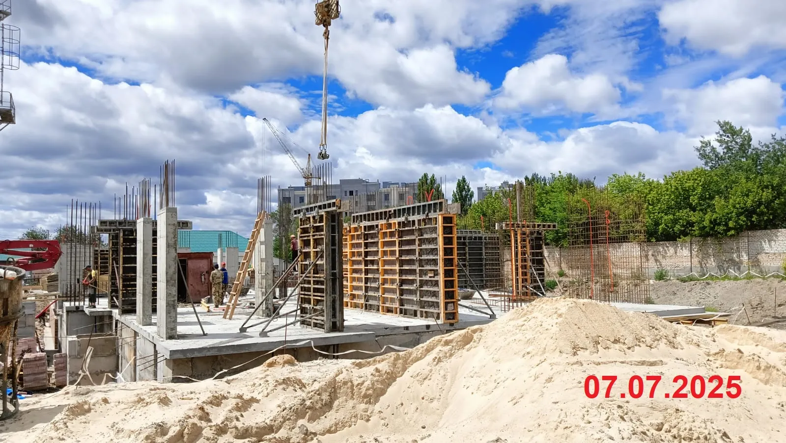 ЖК Крылья Качи ход строительства