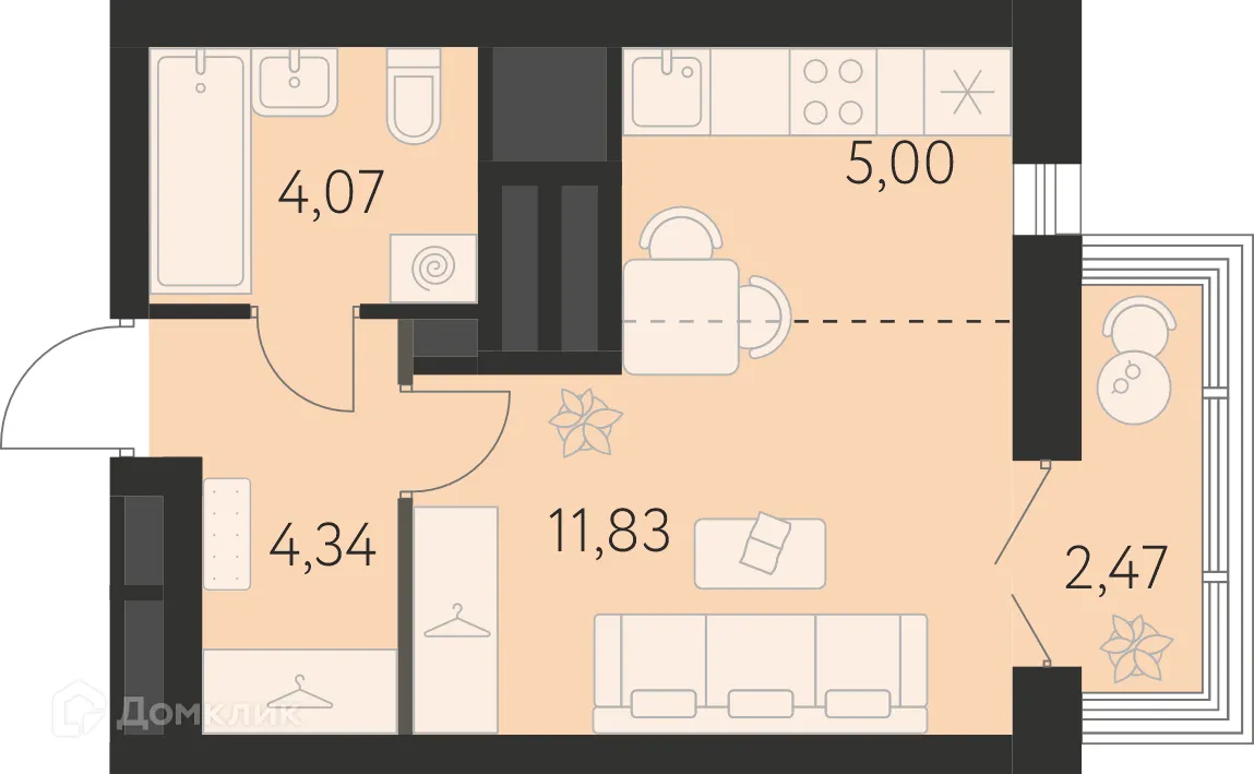 Фото квартиры в ЖК Спутник-1