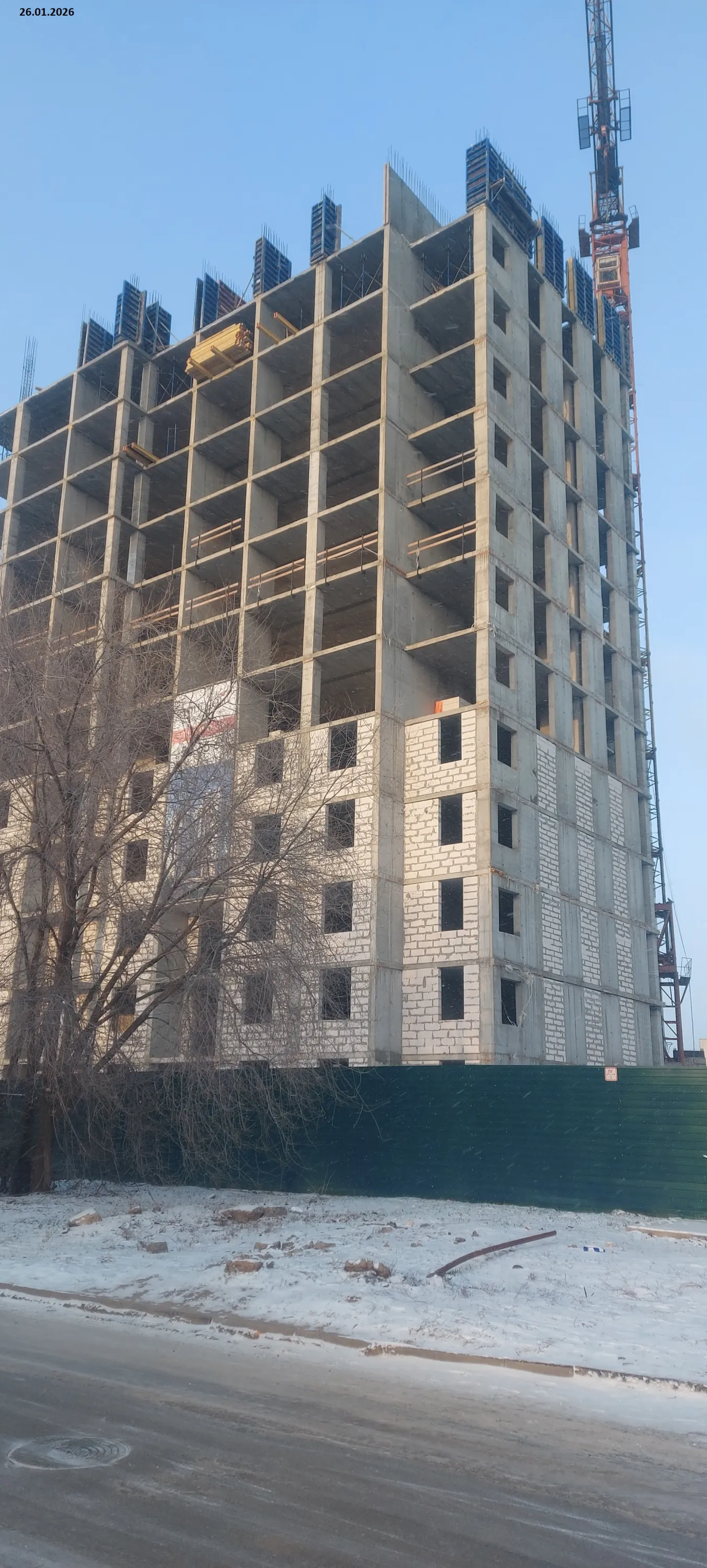 ЖК по улице Гагринская ход строительства