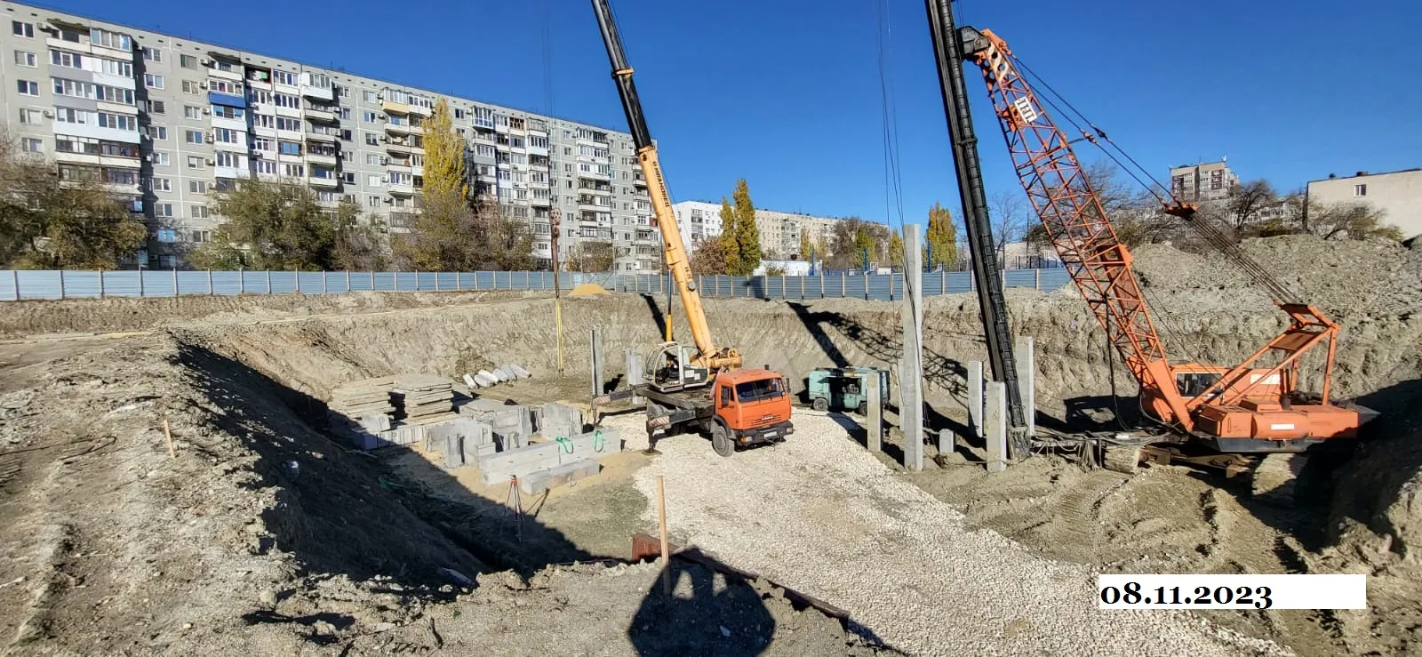 ЖК Крылья ход строительства