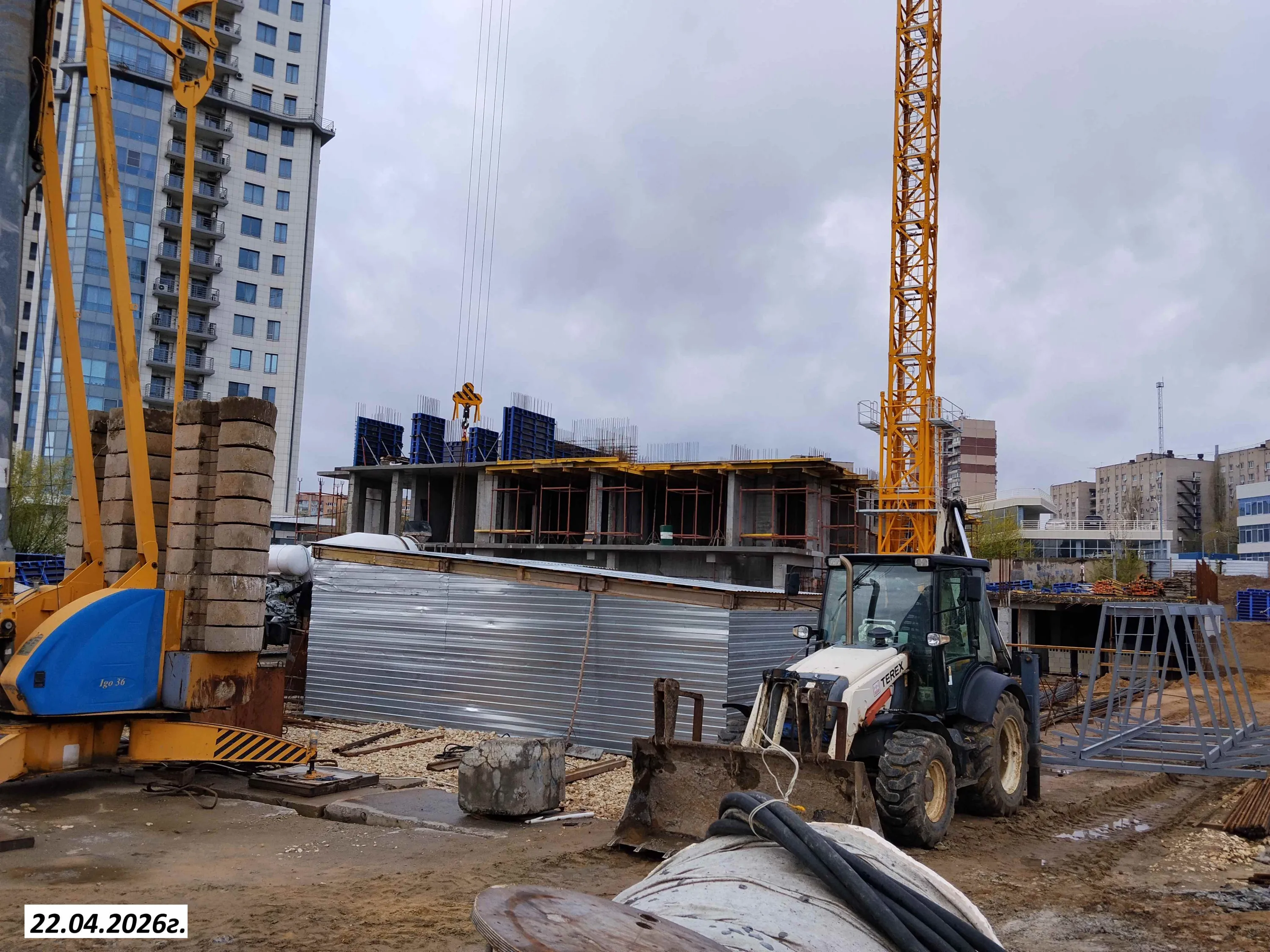 ЖК в 104 мкр. Центрального района гор. Волгограда ход строительства