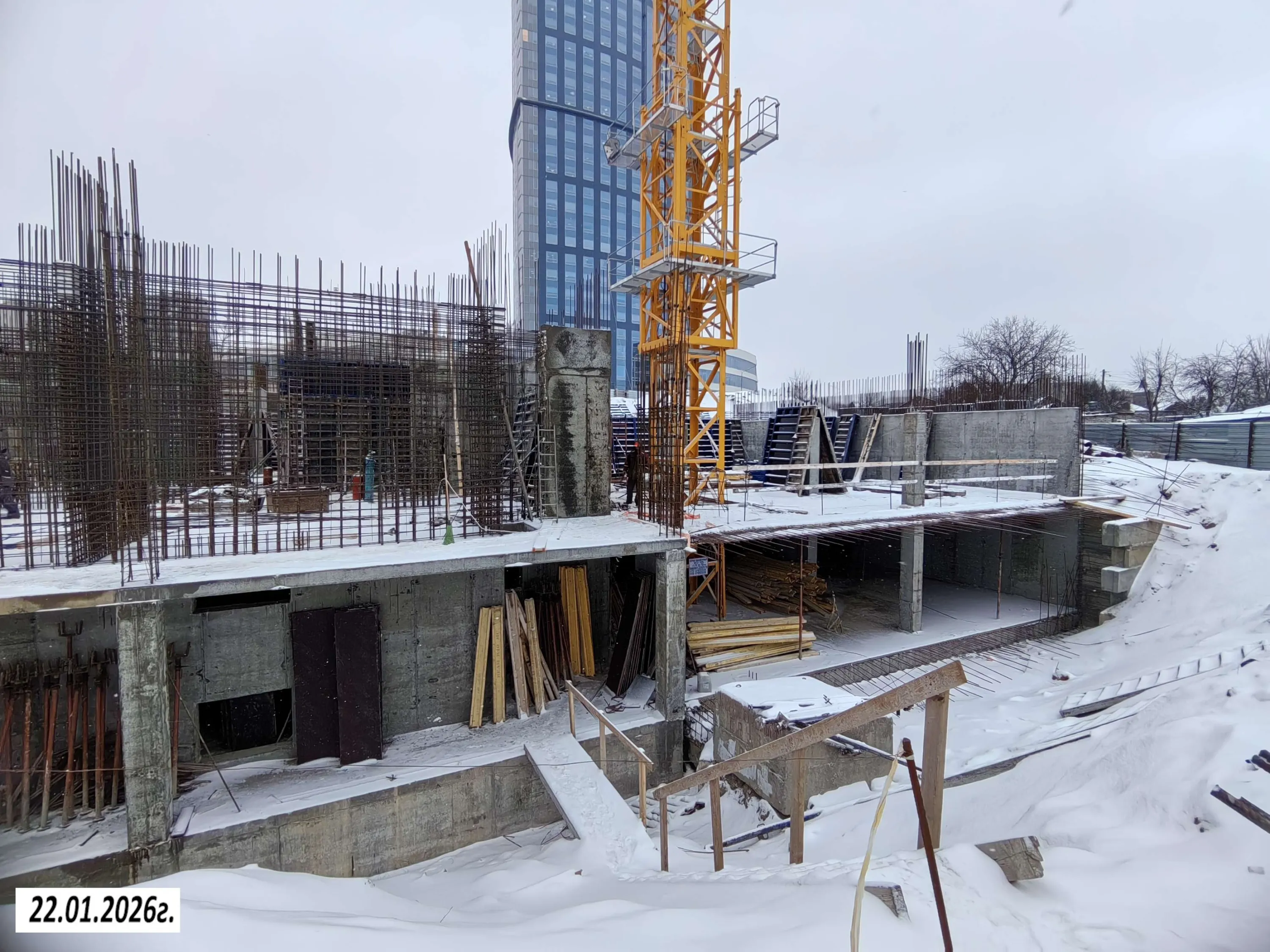 ЖК в 104 мкр. Центрального района гор. Волгограда ход строительства