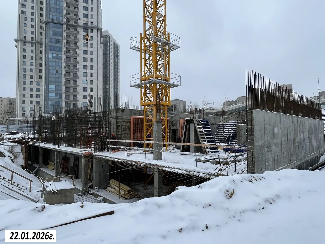 ЖК в 104 мкр. Центрального района гор. Волгограда ход строительства
