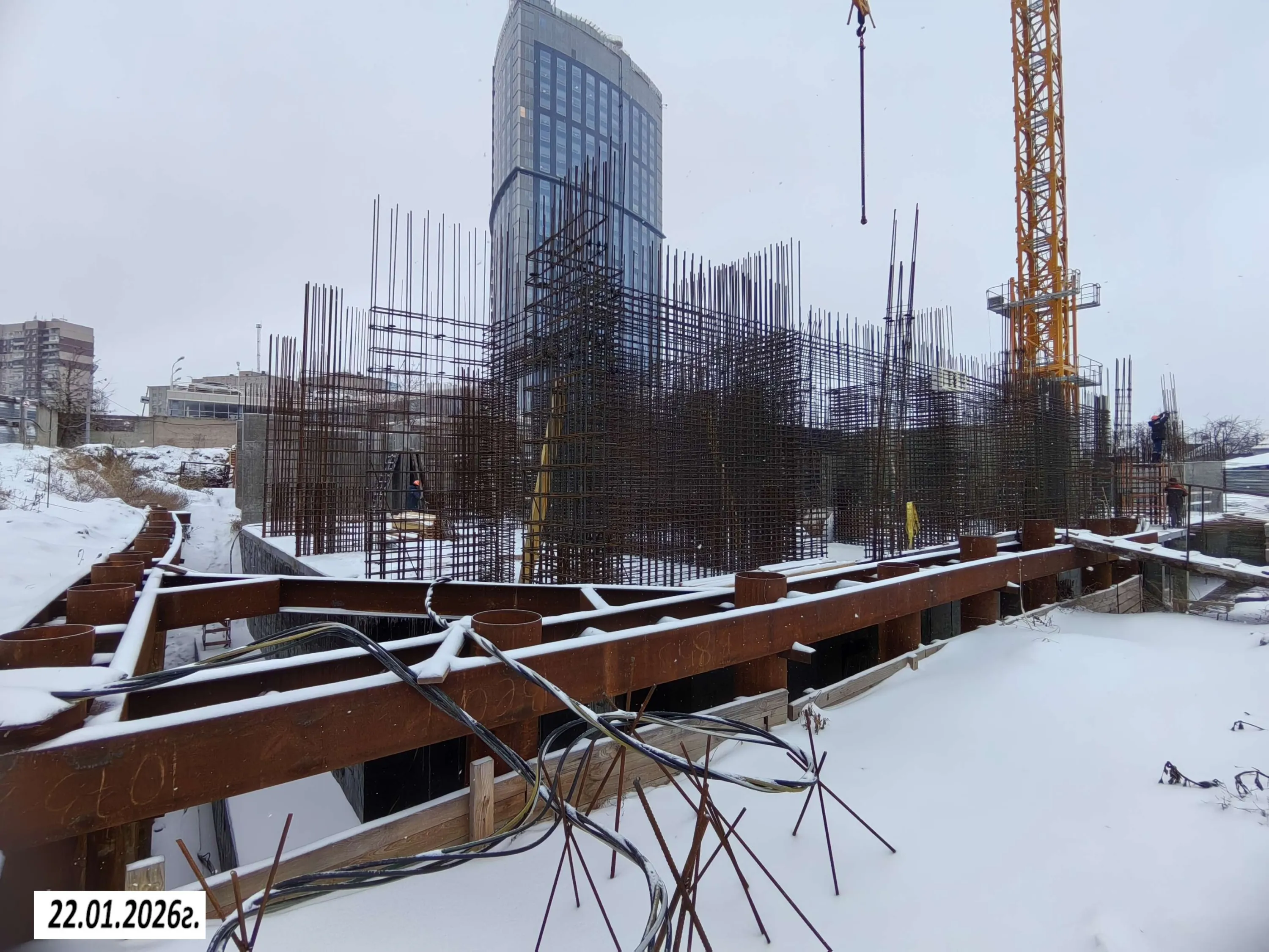 ЖК в 104 мкр. Центрального района гор. Волгограда ход строительства