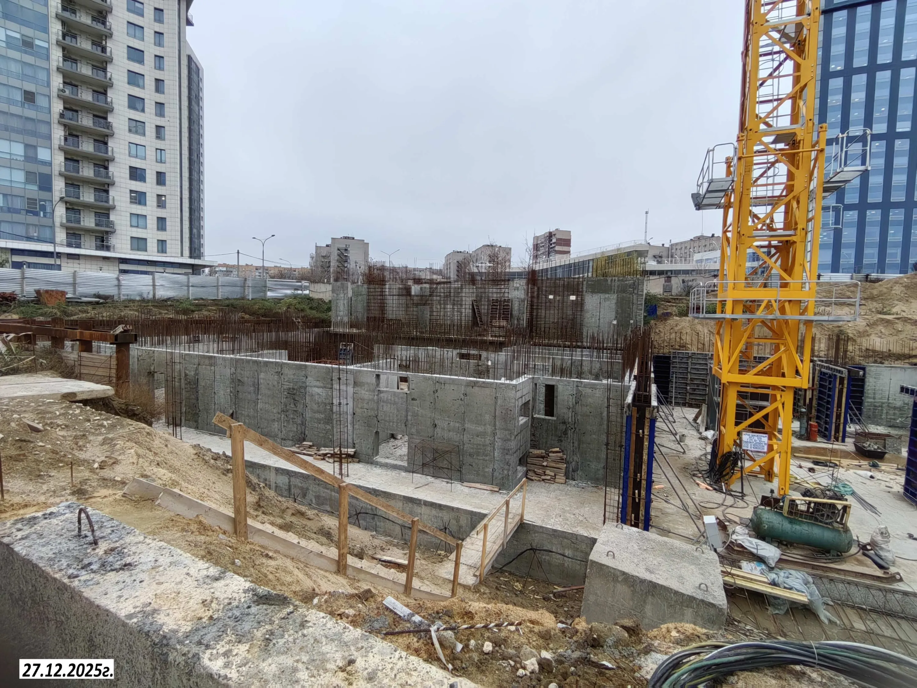 ЖК в 104 мкр. Центрального района гор. Волгограда ход строительства