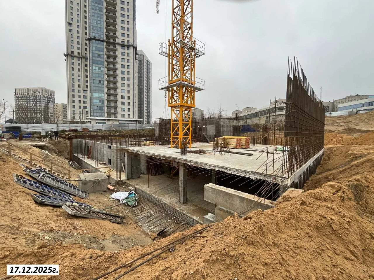 ЖК в 104 мкр. Центрального района гор. Волгограда ход строительства