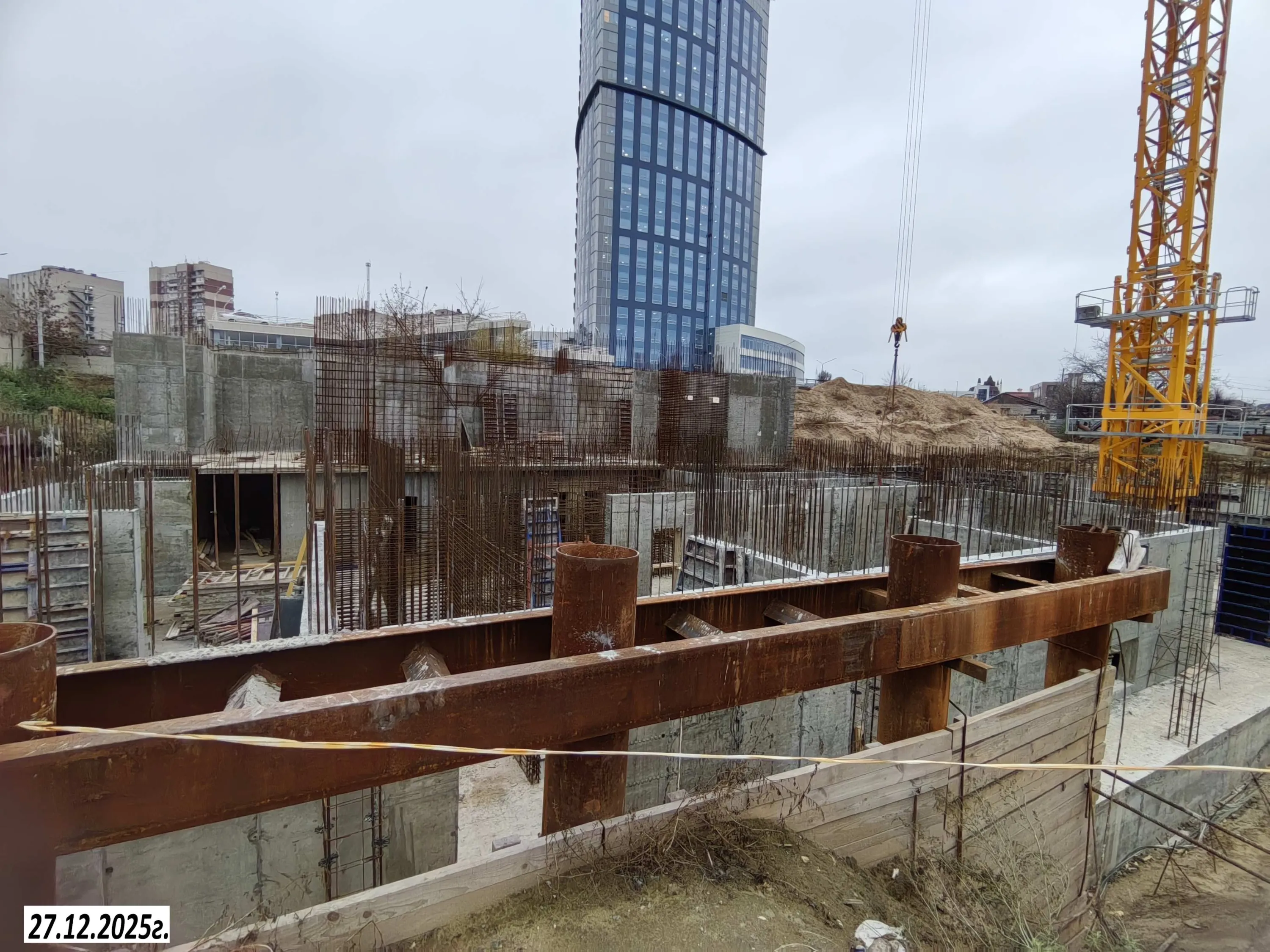 ЖК в 104 мкр. Центрального района гор. Волгограда ход строительства