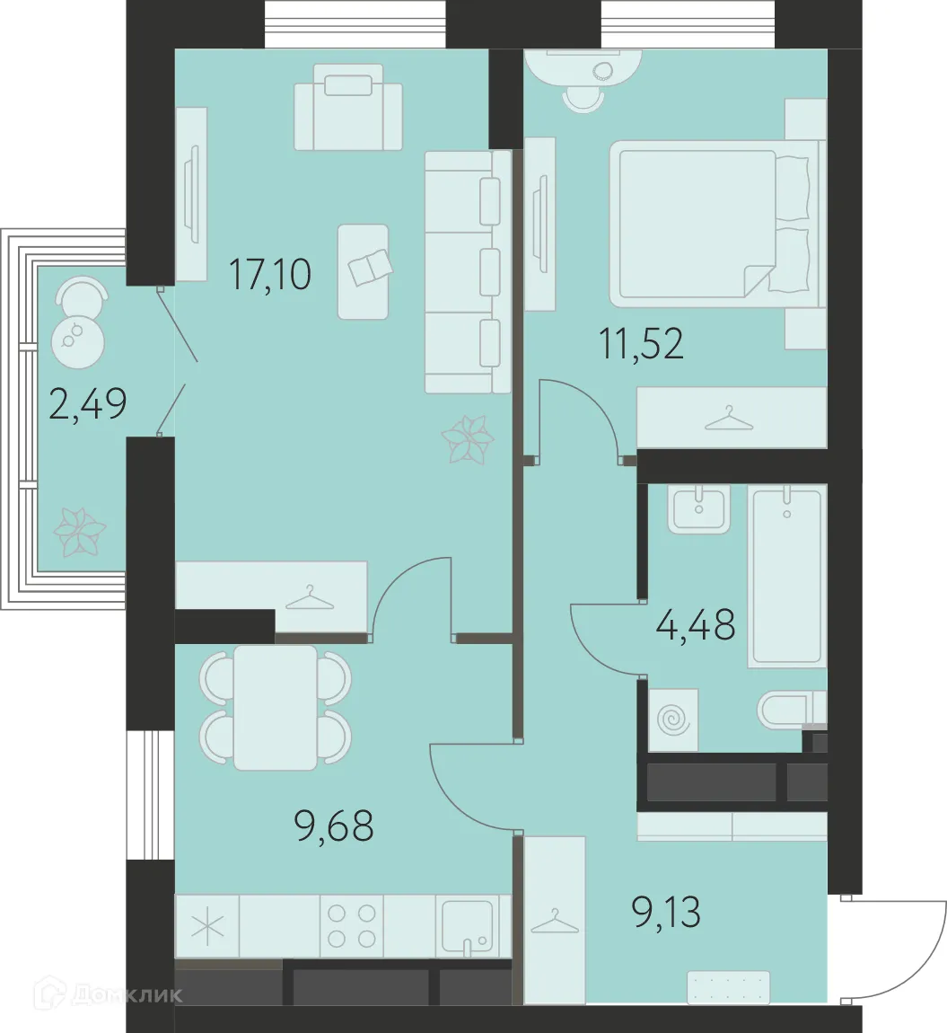 Фото квартиры в ЖК Спутник-1