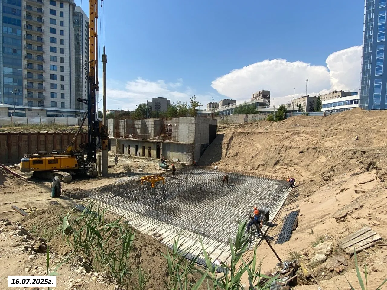 ЖК в 104 мкр. Центрального района гор. Волгограда ход строительства