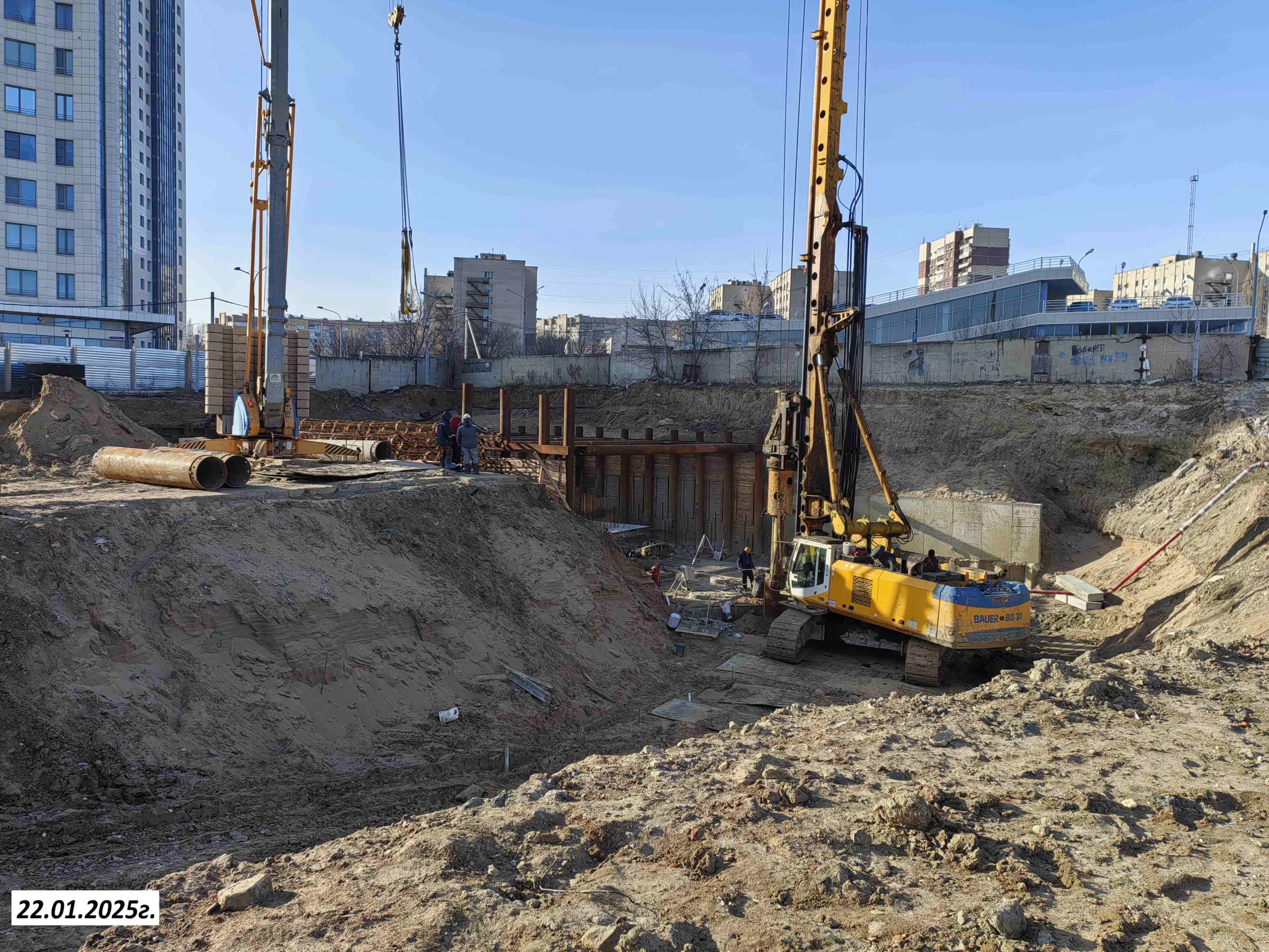 ЖК в 104 мкр. Центрального района гор. Волгограда ход строительства