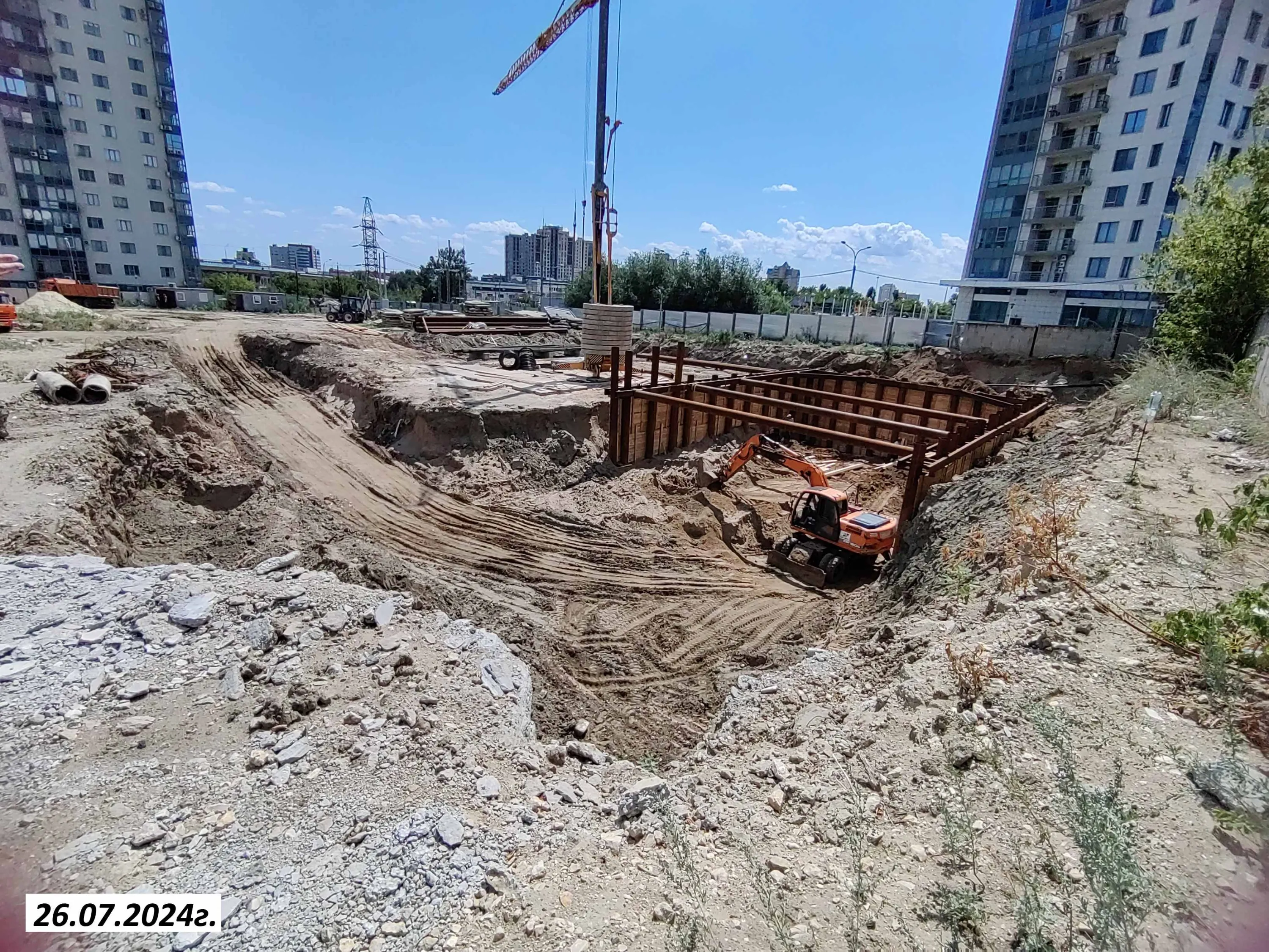 ЖК в 104 мкр. Центрального района гор. Волгограда ход строительства