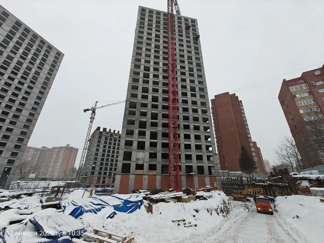 ЖК Аура ход строительства