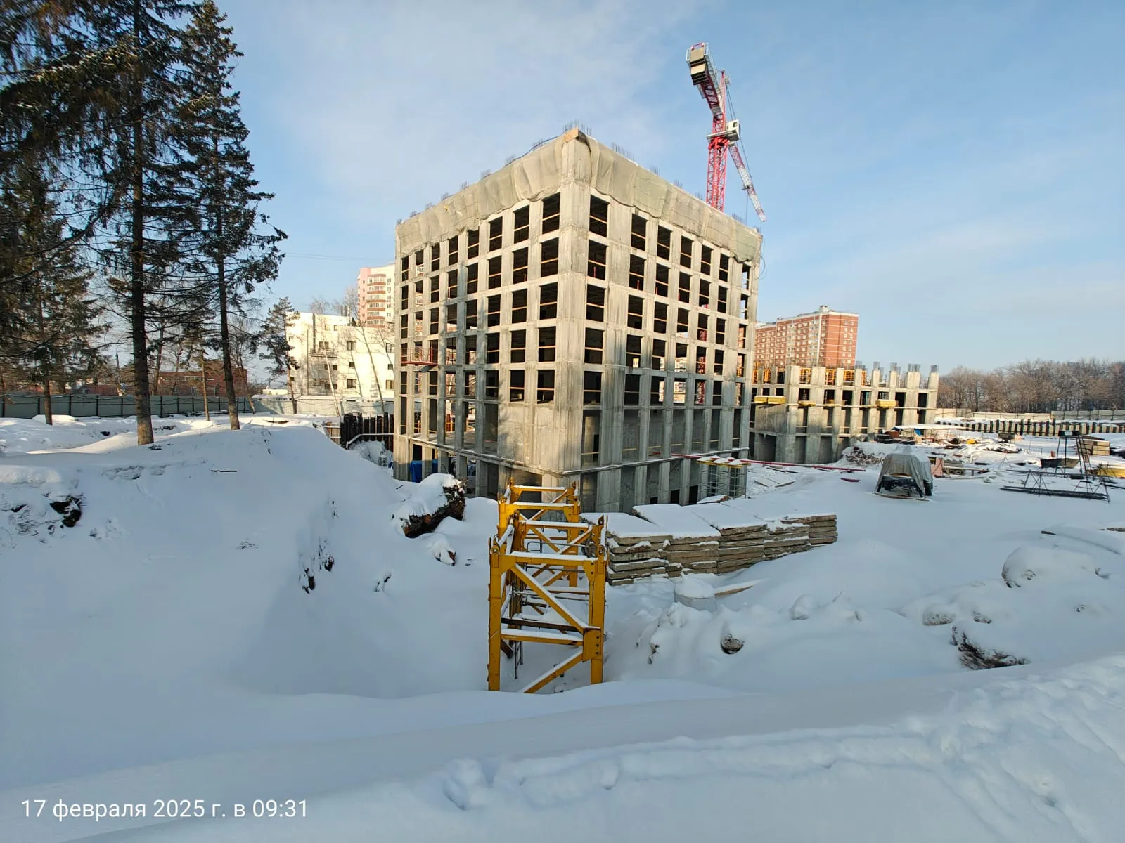 ЖК Аура ход строительства