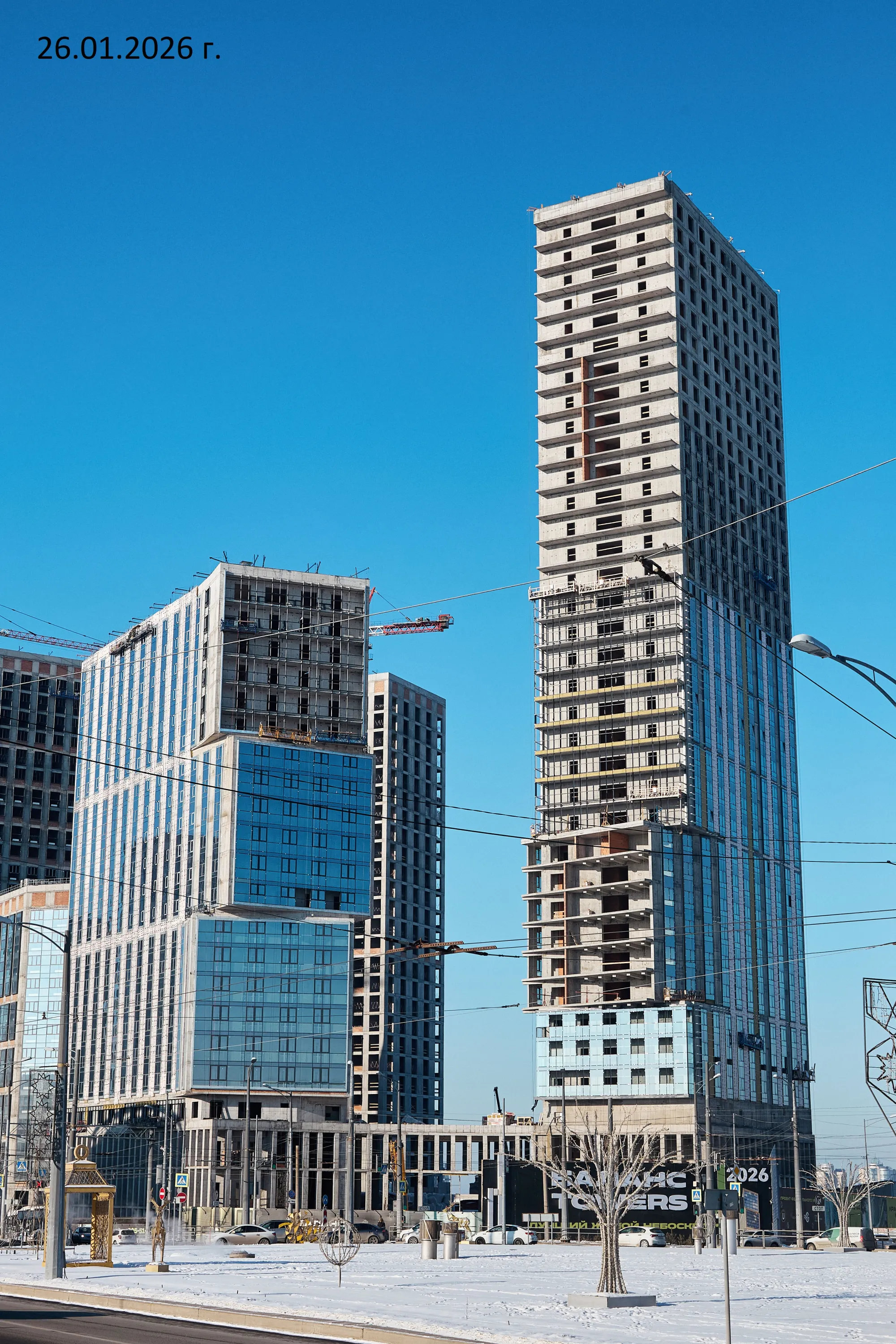 ЖК Жилые башни Баланс Towers ход строительства