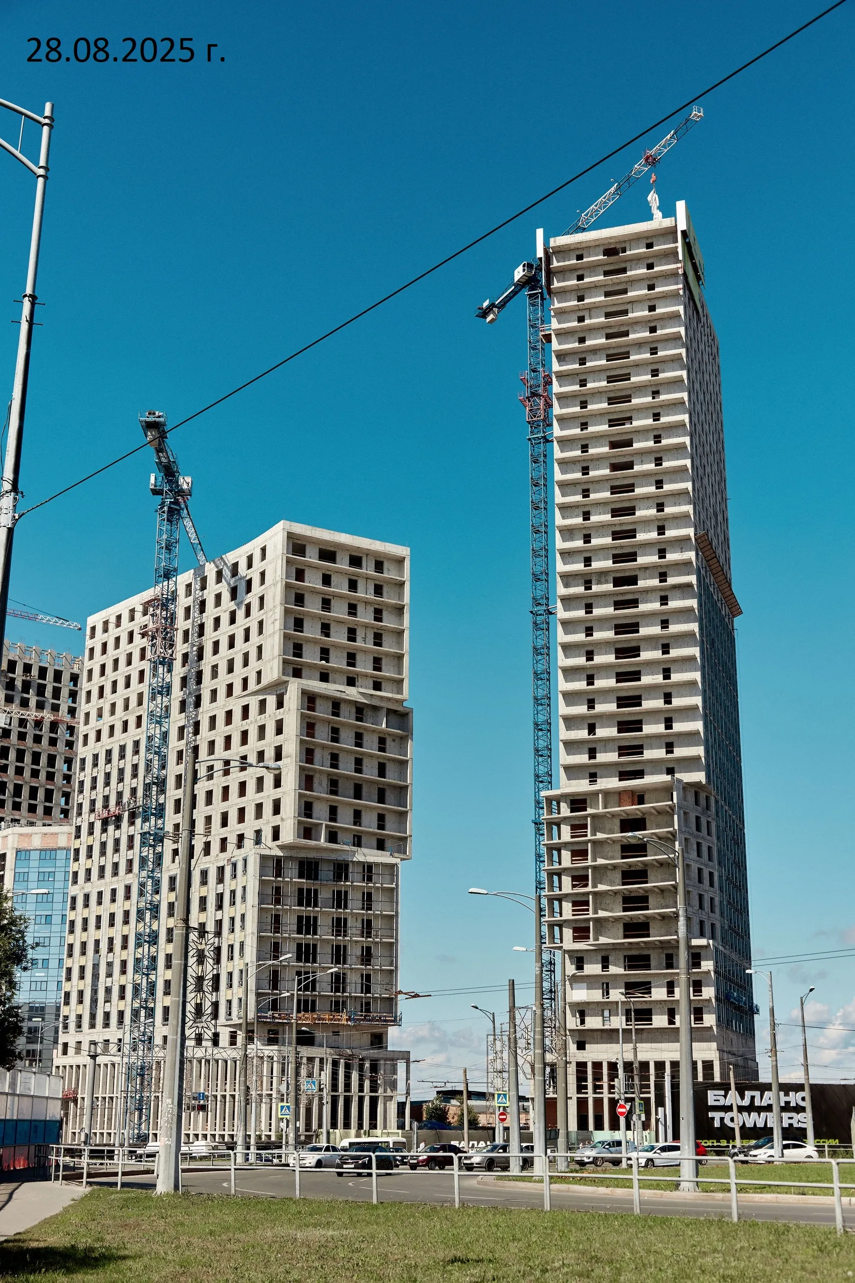 ЖК Жилые башни Баланс Towers ход строительства