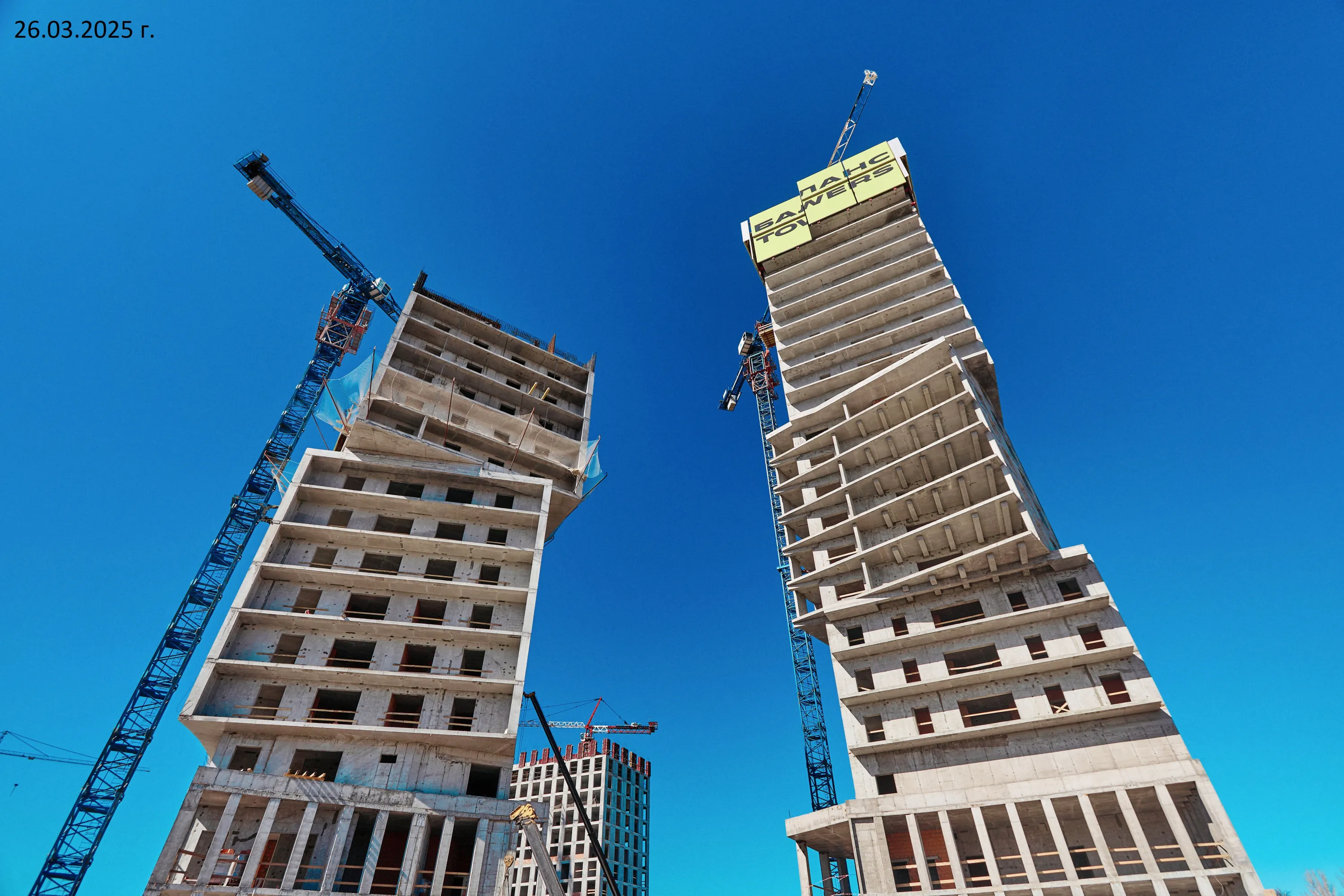 ЖК Жилые башни Баланс Towers ход строительства