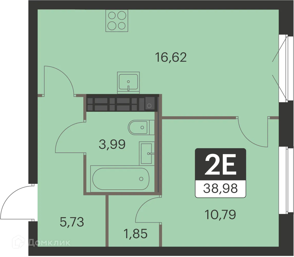 Фото квартиры в ЖК Спутник-1