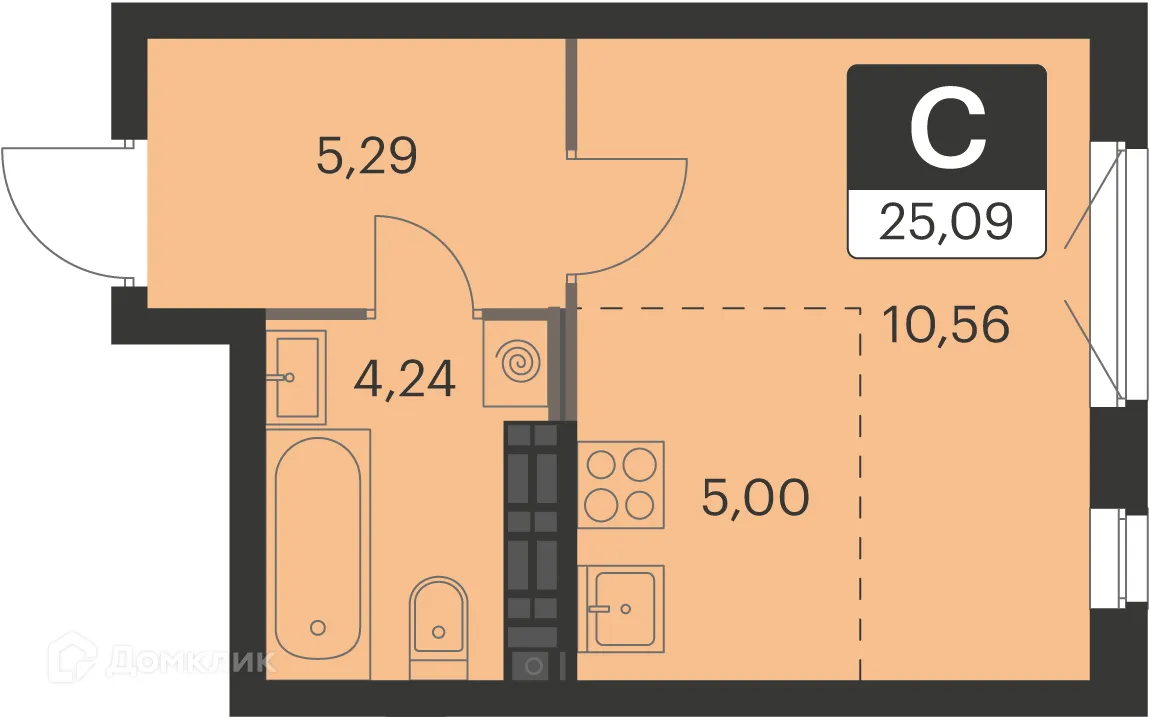 Фото квартиры в ЖК Спутник-1