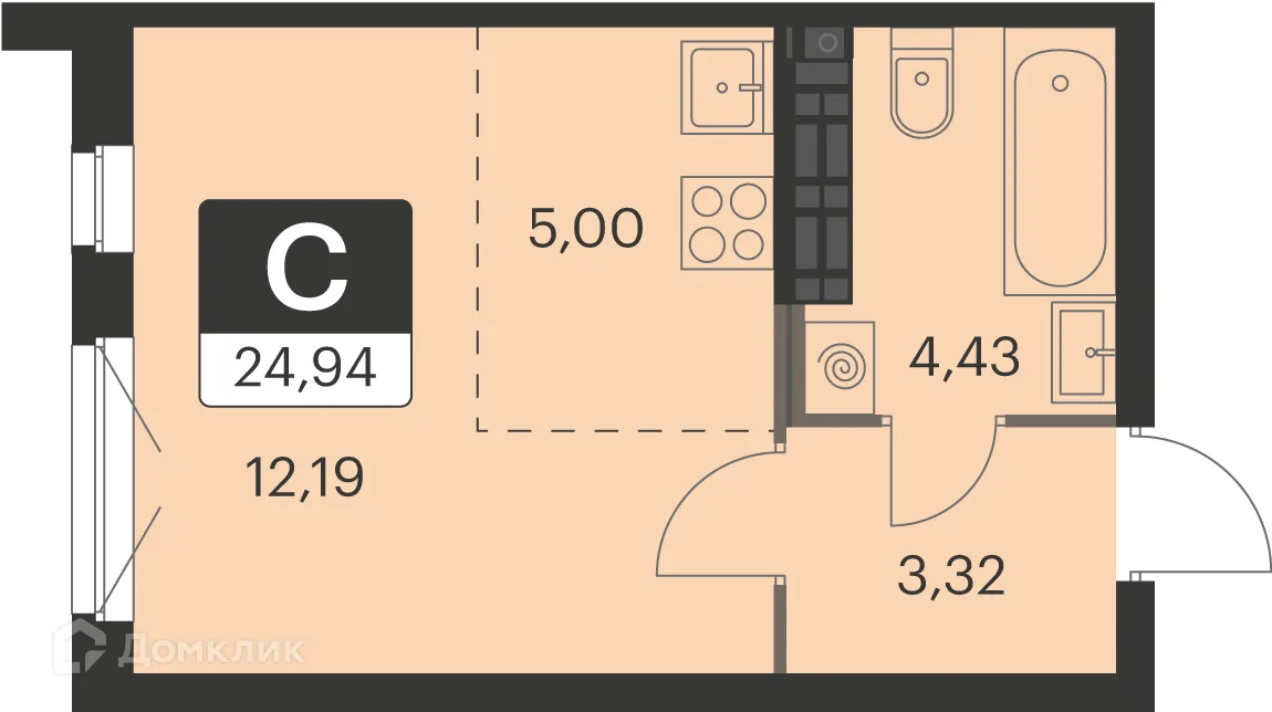 Фото квартиры в ЖК Спутник-1