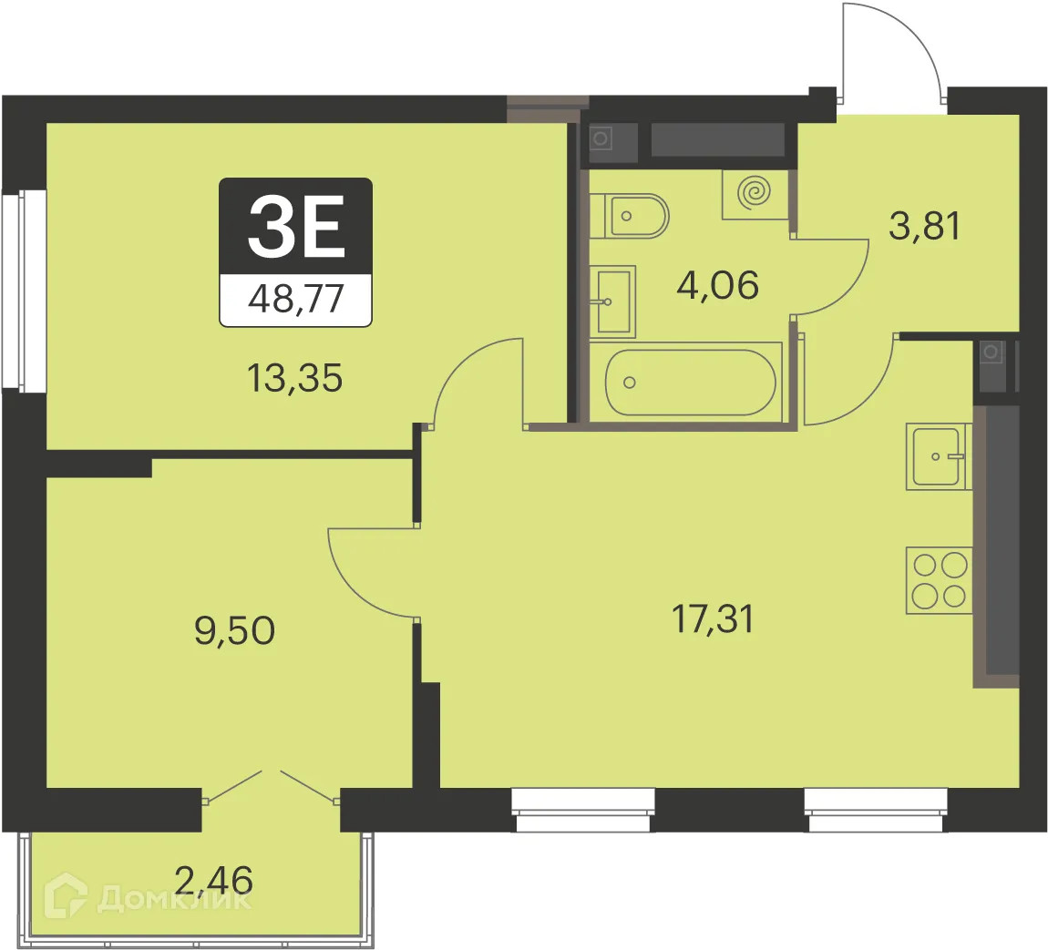 Фото квартиры в ЖК Спутник-1