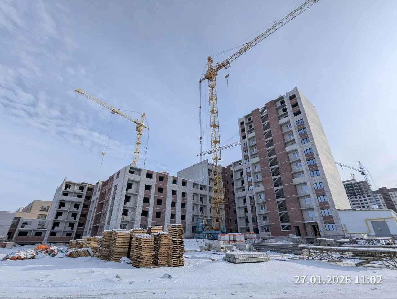 Перемена ход строительства