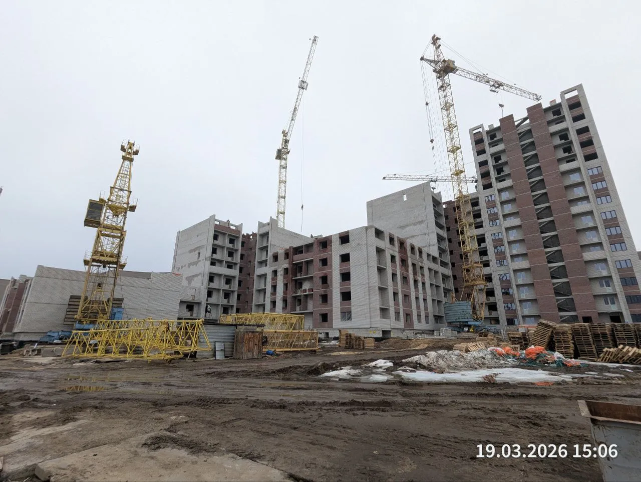 Перемена ход строительства