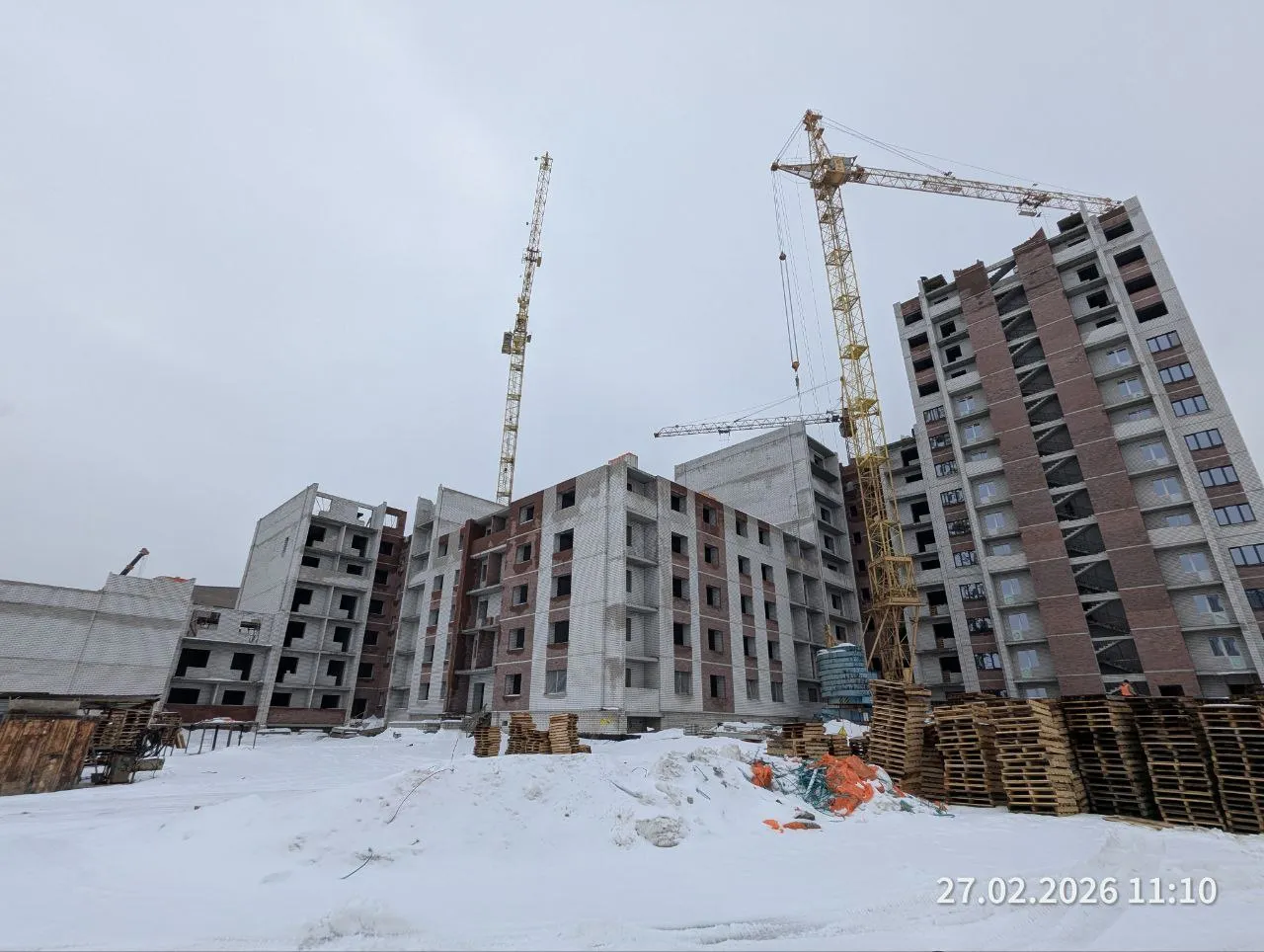 Перемена ход строительства