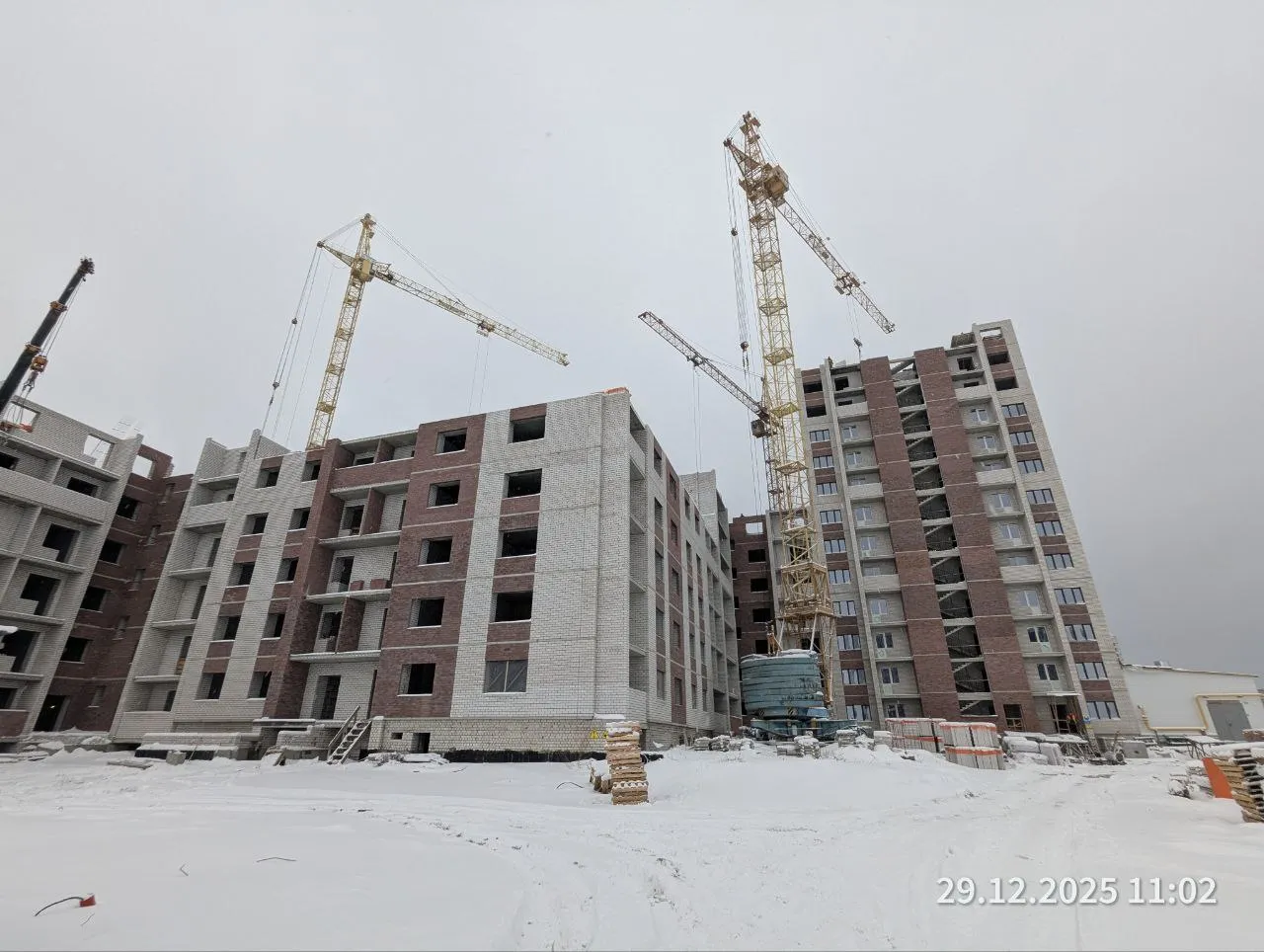 Перемена ход строительства