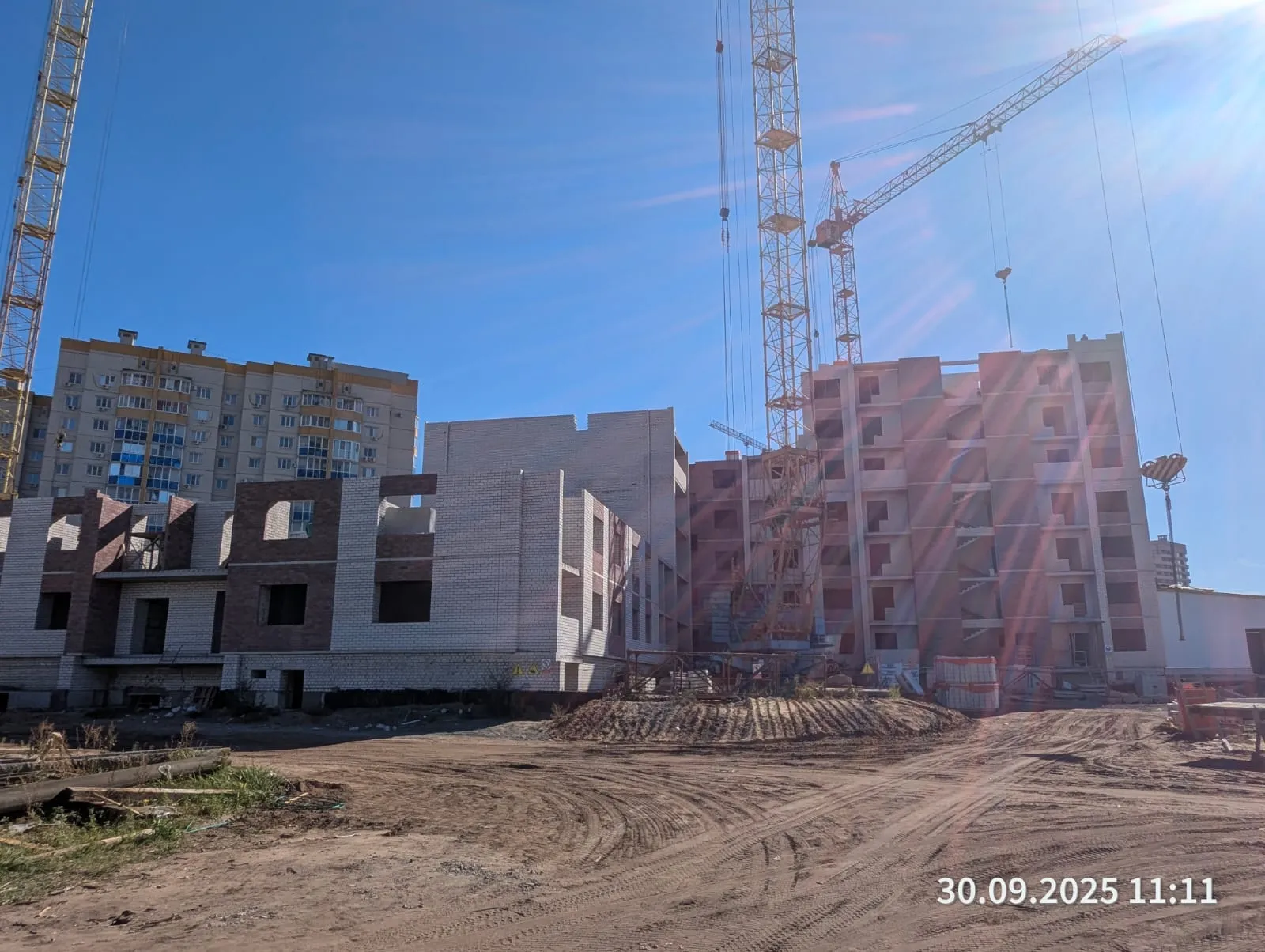 Перемена ход строительства