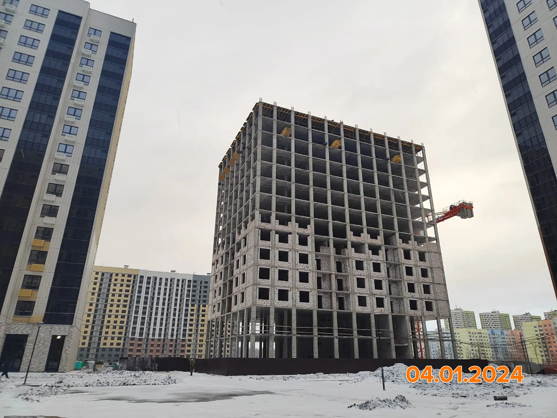 ЖК Яблоневые сады ход строительства