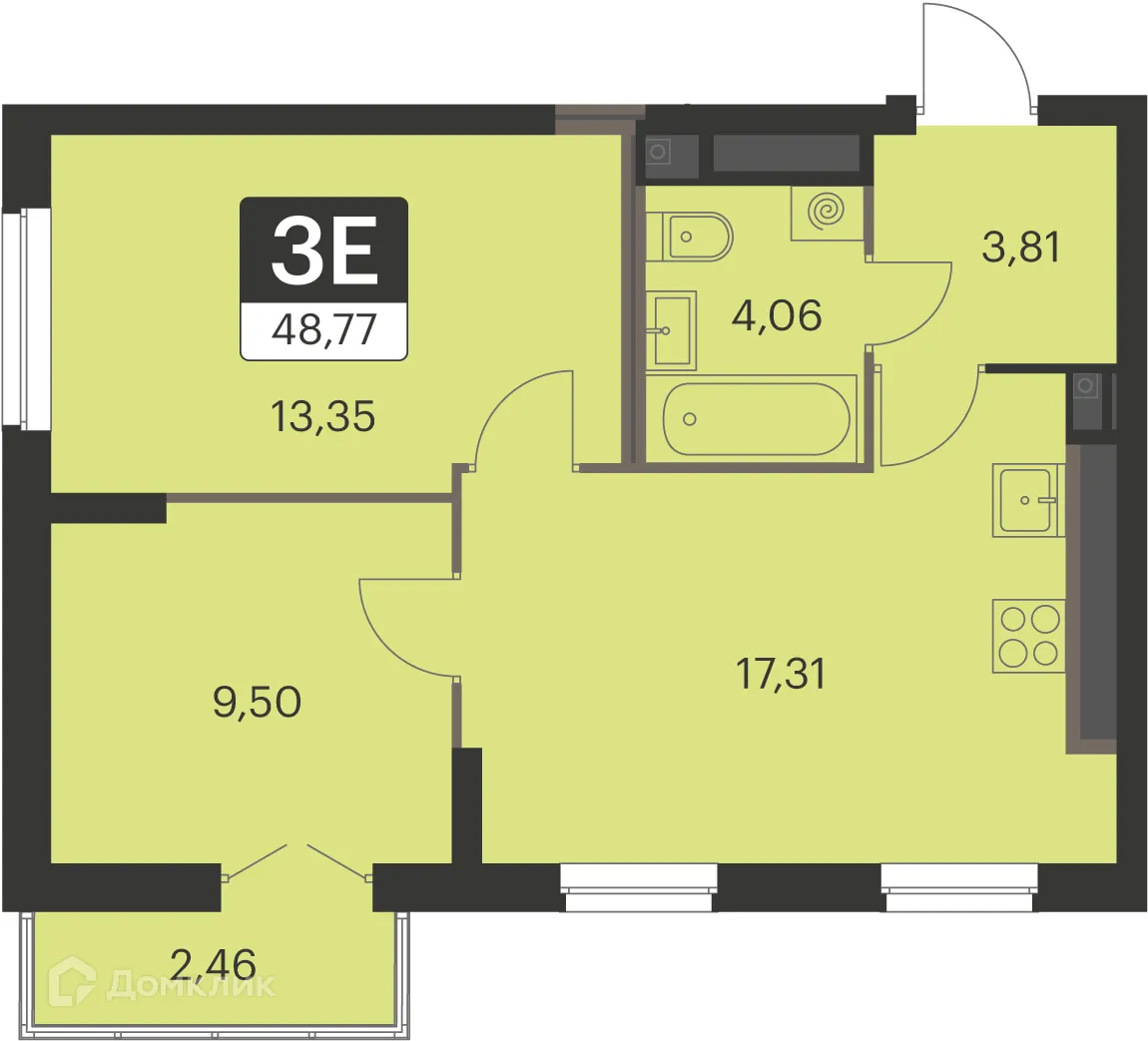 Фото квартиры в ЖК Спутник-1