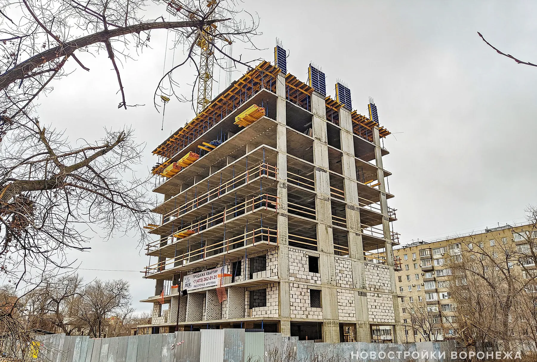 ЖК Гвардейский ход строительства