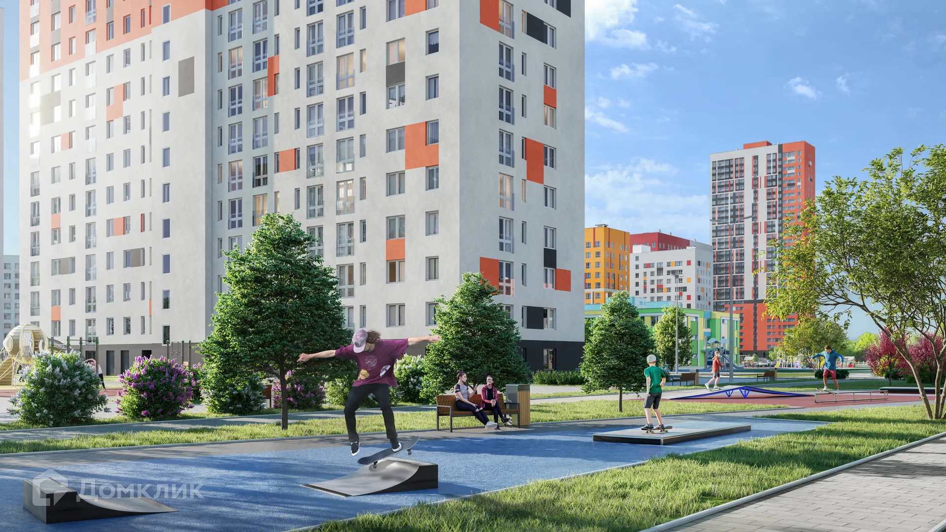 Планировка 1-комнатной квартиры 36.1 м² в ЖК Спутник-1, г. Екатеринбург — фото 4