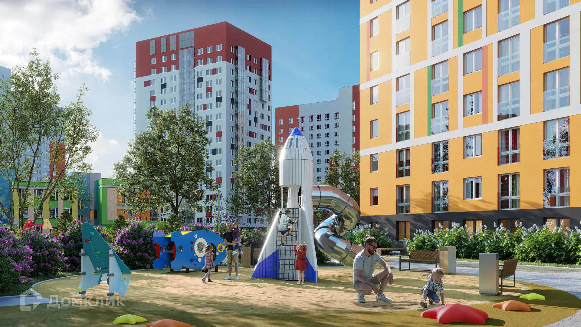 Планировка 2-комнатной квартиры 45.7 м² в ЖК Спутник-1, г. Екатеринбург — фото 7