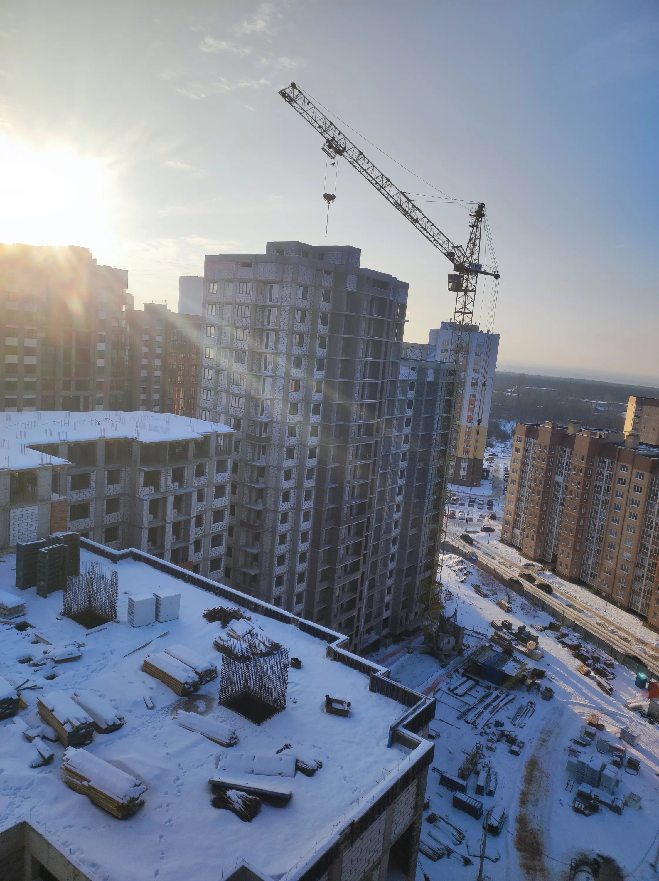 ЖК Авиапарк ход строительства