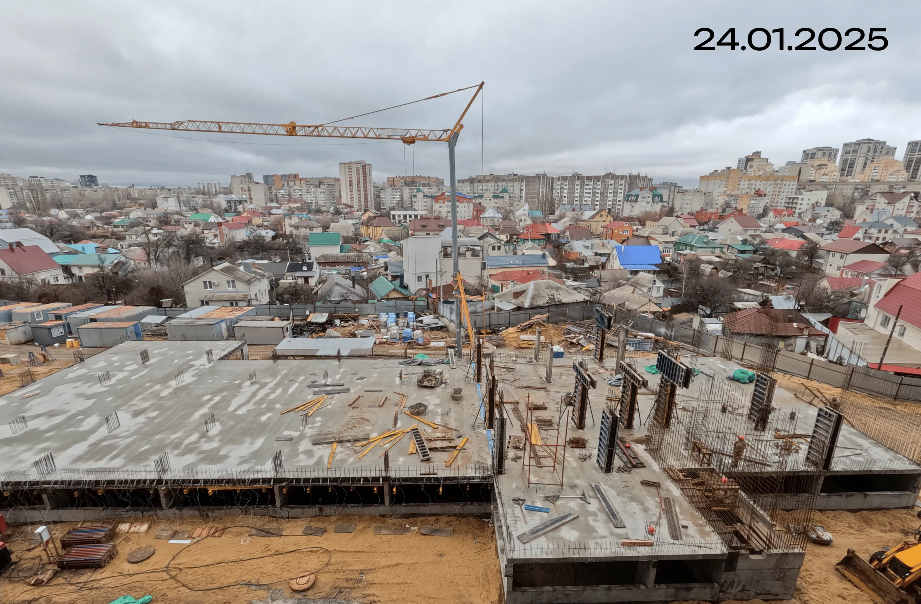 ЖК "ИНСТЕП. КРАСНОЗНАМЕННАЯ" ход строительства