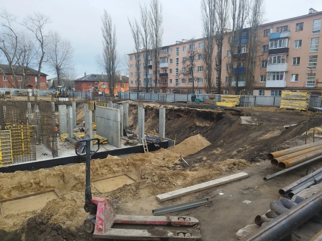Пломбир ход строительства