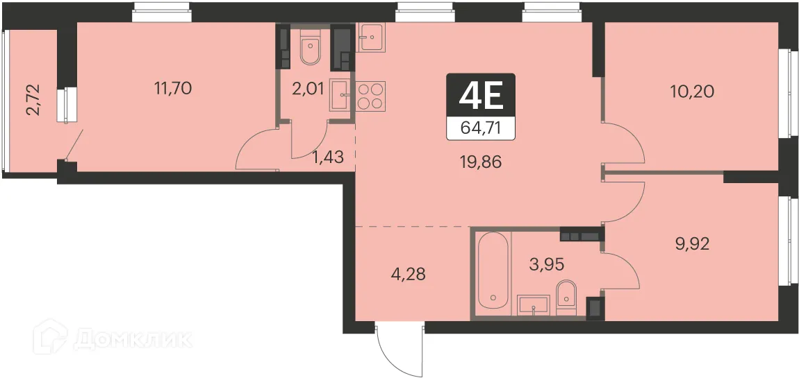 Фото квартиры в ЖК Спутник-1