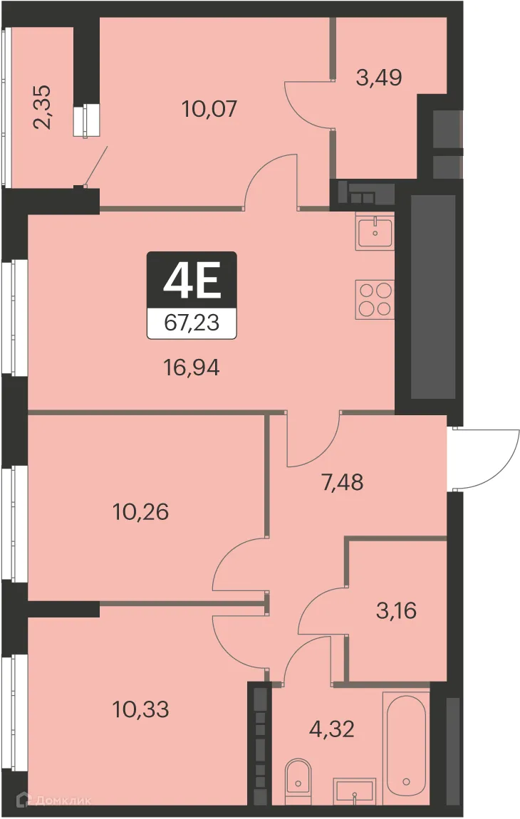 Фото квартиры в ЖК Спутник-1