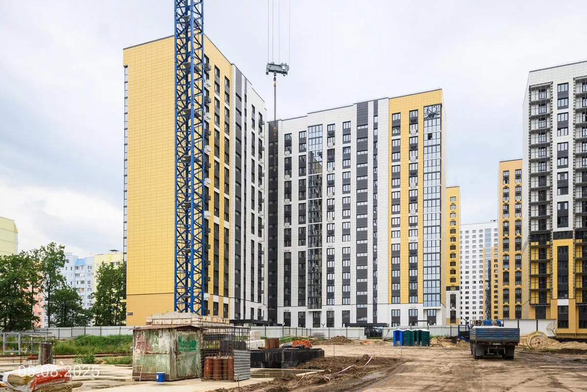 ЖК Яблоневые сады ход строительства