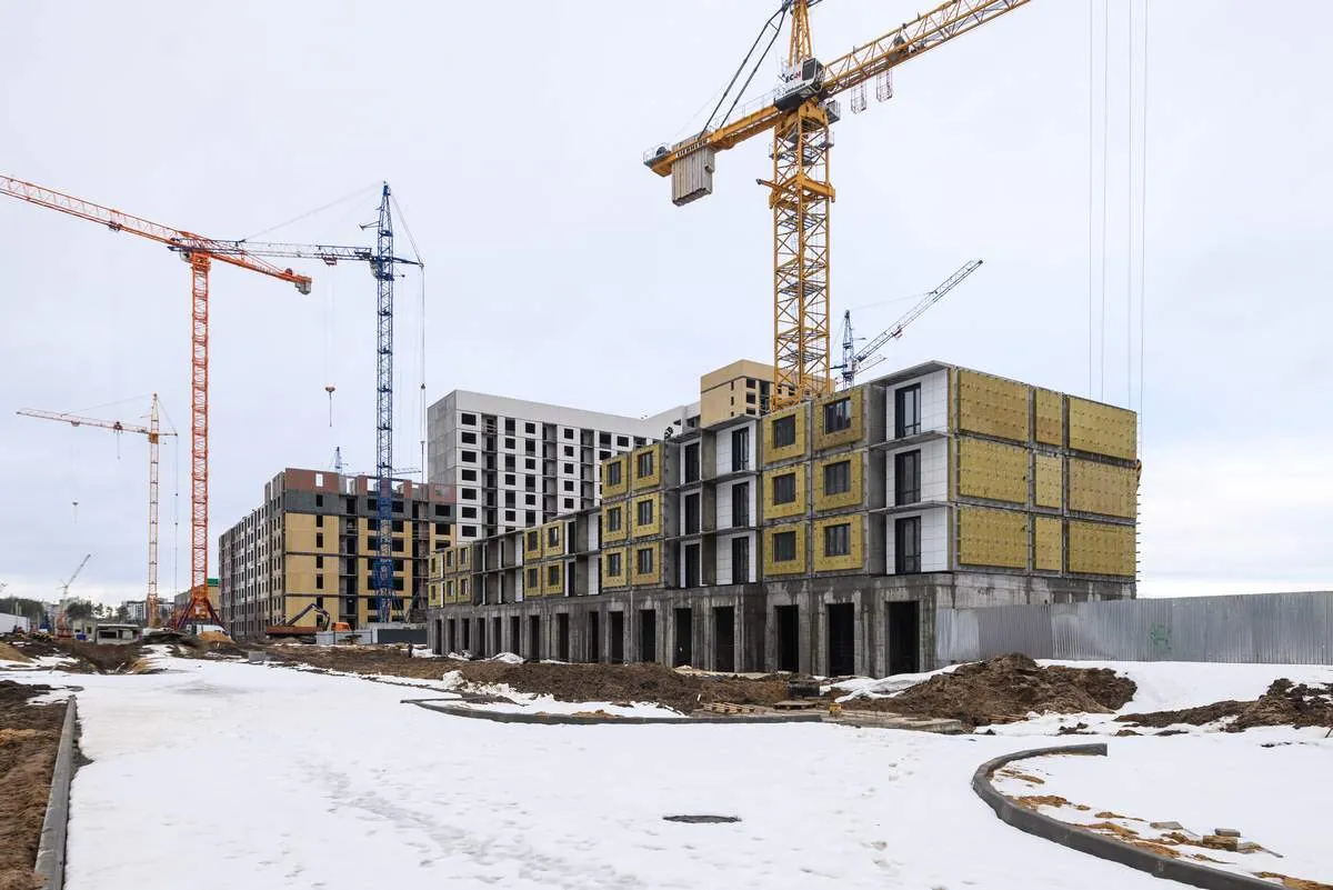 ЖК Яблоневые сады ход строительства