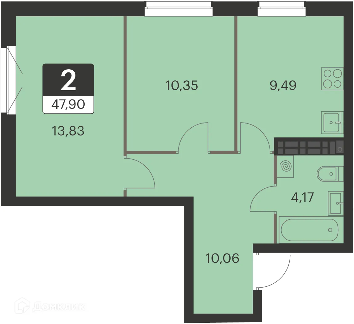 Фото квартиры в ЖК Спутник-1